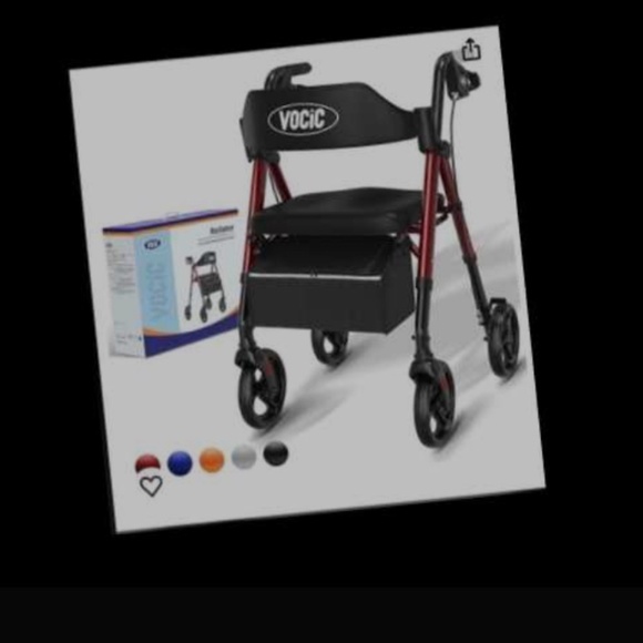 VOCIC Walkers for Seniors, Foldable Walker - Picture 2 of 9